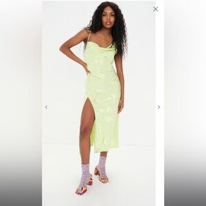 For love and lemons Ilana Midi Dress in green